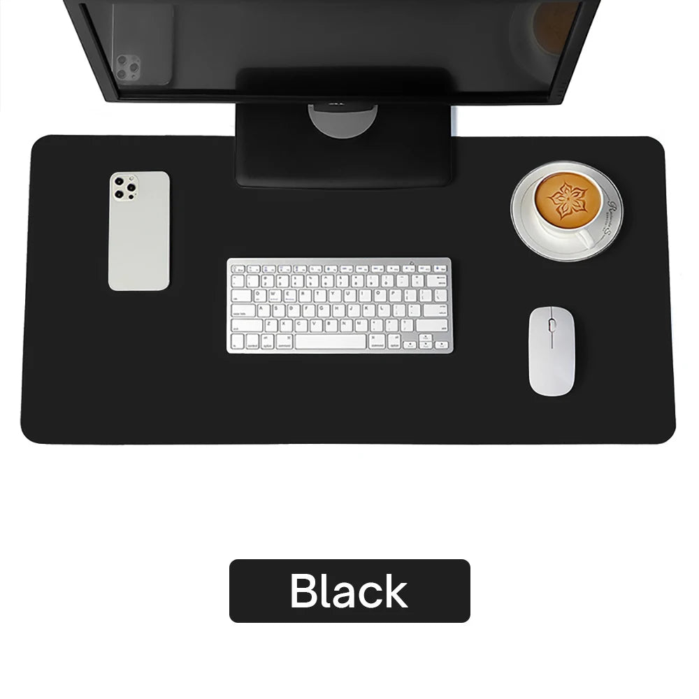 Premium PU Leather Waterproof Desk Mat