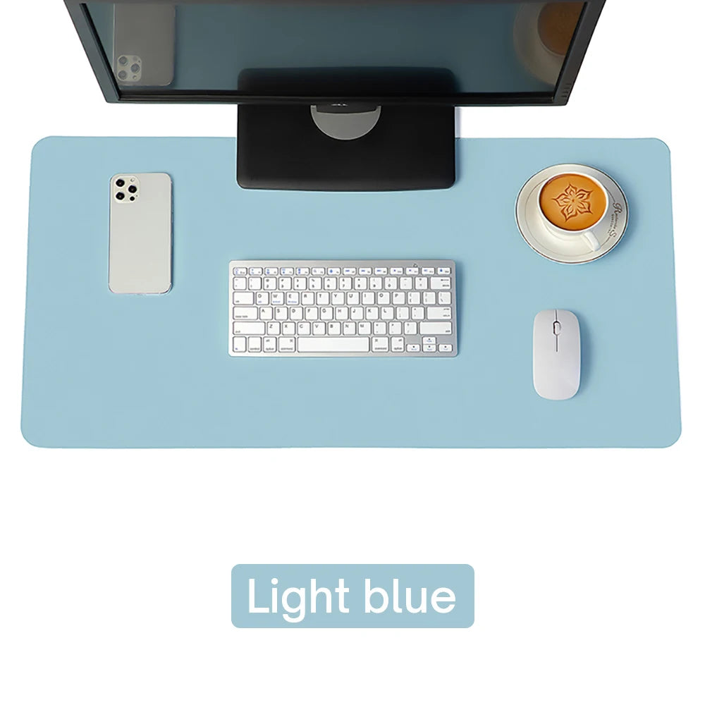 Premium PU Leather Waterproof Desk Mat