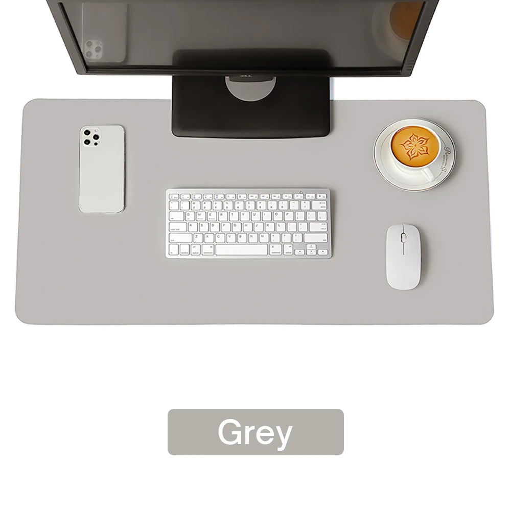 Premium PU Leather Waterproof Desk Mat