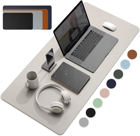 Premium PU Leather Waterproof Desk Mat