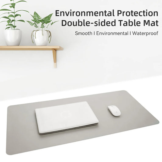 Premium PU Leather Waterproof Desk Mat